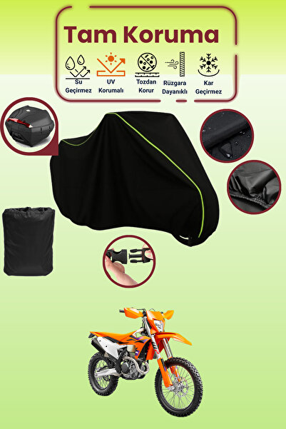 Dokaca Neo حقيبة خلفية باللون الأسود النيون قماش مجدّل متوافقة مع KTM 350 EXC...