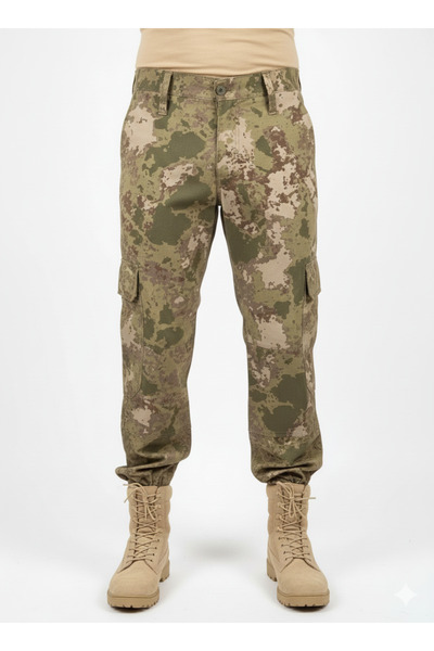 ELMAS TOUCH Outdoor ve Yeni Tsk Askeri Desenli Pantolon-Erkek Taktik Kamuflaj...