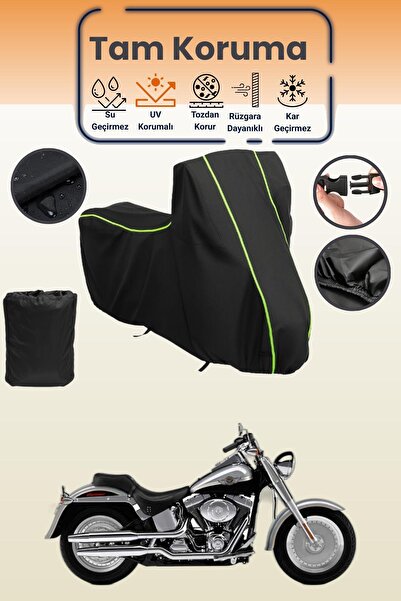 Dokaca Neo غطاء حماية متوافق مع دراجة نارية هارلي ديفيدسون فات بوي FLSTFI بال...