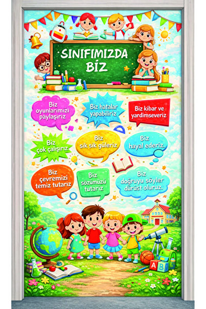 Göktuğ Hediyelik Okullar ve Kreşler Iiçin Kapı Giydirme Tasarımları (model 4)