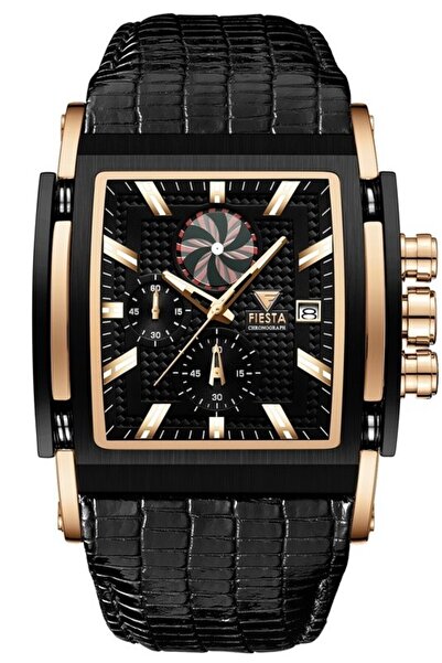 Fiesta F25011M Deri kordonlu Erkek Kol Saati