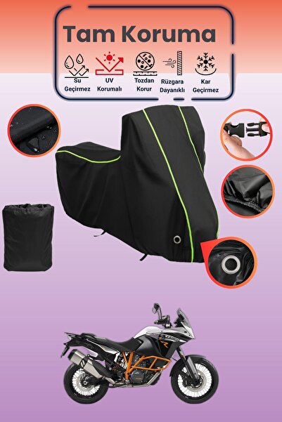 Dokaca Neo غطاء دراجة نارية متوافق مع KTM 1190 Adventure R من Black Neon قماش...
