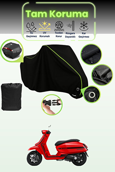 Dokaca Neo قفل أسود نيون قماش مجدّل وحقيبة خلفية متوافقة مع لافتة الدراجة الن...