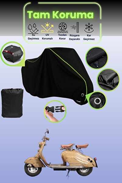 Dokaca Neo حقيبة خلفية وقفل أسود نيون قماش مجدّل متوافقة مع لافتة الدراجة الن...