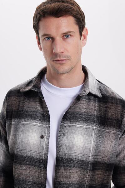 Tudors Men's Relax Fit Comfortable Cut Winter Plaid Lumberjack Shirt