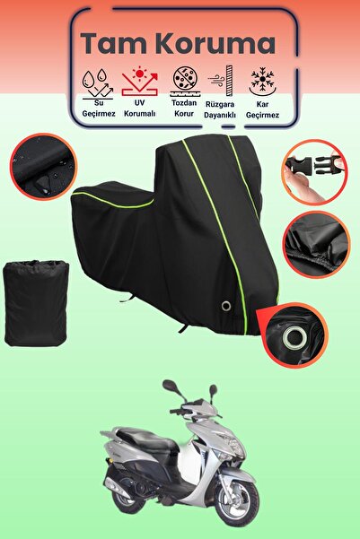 Dokaca Neo غطاء دراجة نارية متوافق مع كانوني RS 125، غطاء واقي من ماركة Black...