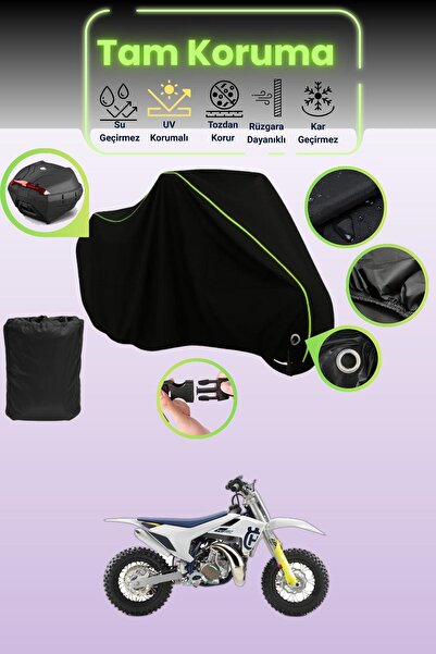 Dokaca Neo حقيبة خلفية وقفل أسود نيون قماش مجدّل متوافقة مع قماش الدراجات الن...