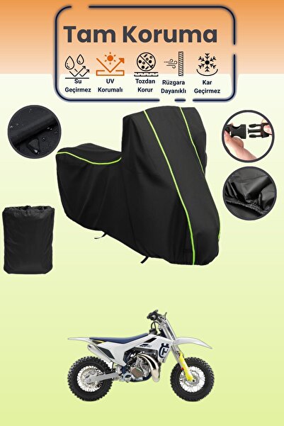 Dokaca Neo غطاء محرك متوافق مع ميني قماش مجدّل Husqvarna TC 50 باللون الأسود ...