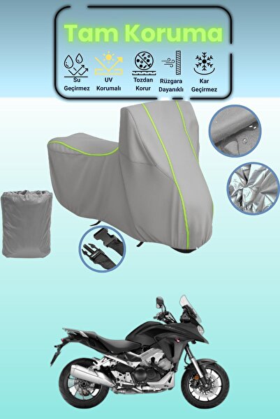 Dokaca Neo Gray Neon Corded Fabric Honda Vfr 800 X Crossrunner Compatible Mot...