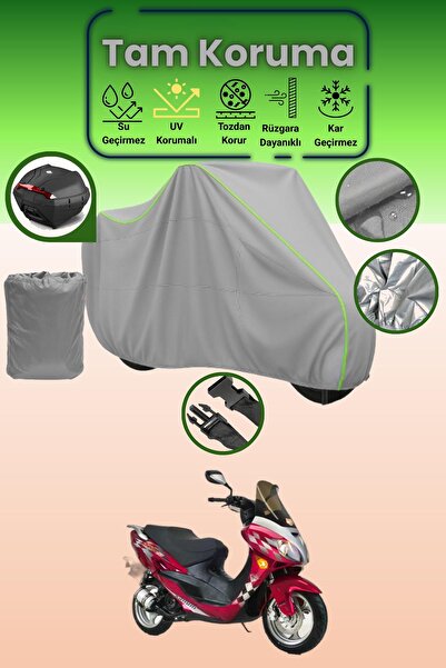 Dokaca Neo غطاء خلفي رمادي نيون قماش مجدّل متوافق مع كانوني ستورم 150، غطاء و...