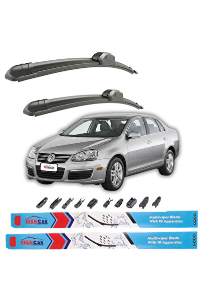 TEAMCAR Υαλοκαθαριστήρες Volkswagen Jetta V Sedan (2005-2010) Εμπρός σετ