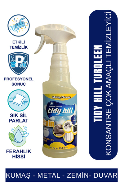 Maximum Cleaning Tidy Hill Turqleen Çok Amaçlı Temizleyici Sprey 750 ml