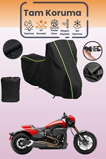 Dokaca Neo غطاء حماية متوافق مع دراجة نارية هارلي ديفيدسون سوفتيل FXDR 114، أ...