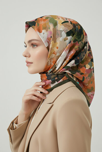 Akel Spring Scarf Camouflage Pastel Pattern