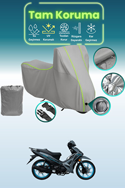 Dokaca Neo غطاء محرك متوافق مع غراي نيون قماش مجدّل يوكي سوليد 125، غطاء واقي