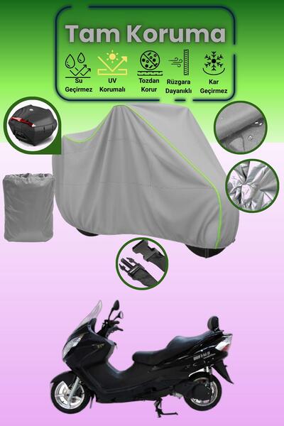 Dokaca Neo غطاء خلفي رمادي نيون قماش مجدّل متوافق مع مونديال 250 بوفالو، غطاء...