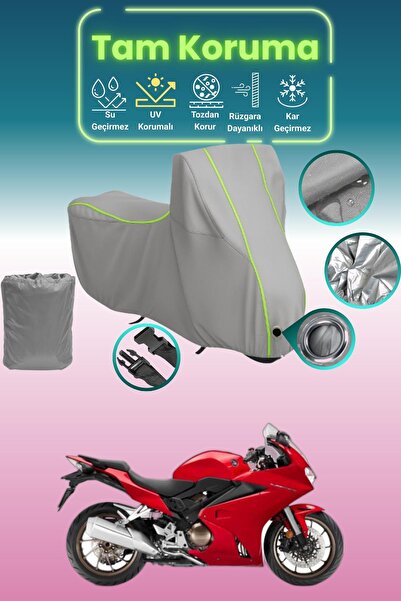 Dokaca Neo Gray Neon Corded Fabric Lock Compatible Honda Vfr 800 Compatible M...