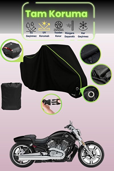 Dokaca Neo حقيبة خلفية سوداء نيون قماش مجدّل متوافقة مع حقيبة هارلي ديفيدسون ...