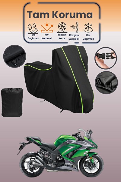 Dokaca Neo غطاء محرك متوافق مع Black Neon قماش مجدّل Kawasaki Z 1000 SX، غطاء...