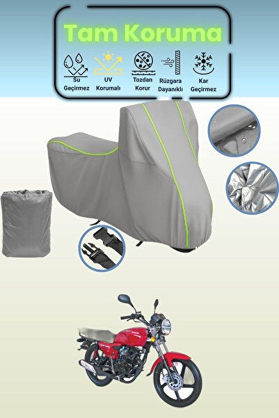 Dokaca Neo غطاء دراجة نارية رمادي نيون قماش مجدّل كانوني بريتون إس متوافق، غط...