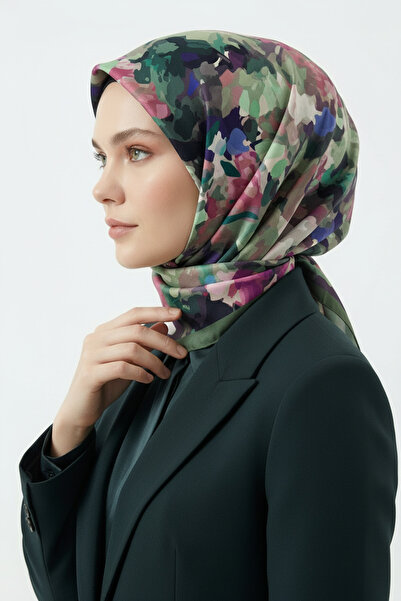 Akel Spring Scarf Camouflage Pastel Pattern