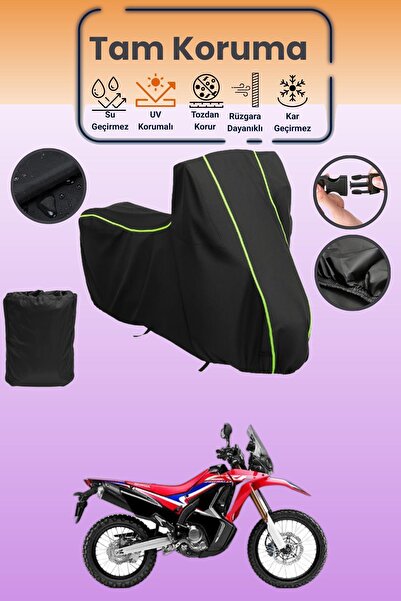 Dokaca Neo غطاء محرك متوافق مع دراجة هوندا CRF 250 رالي قماش مجدّل باللون الأ...