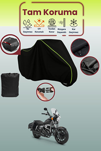 Dokaca Neo Black Neon Corded Fabric Tail Bag Compatible Kuba Superlight 125 C...