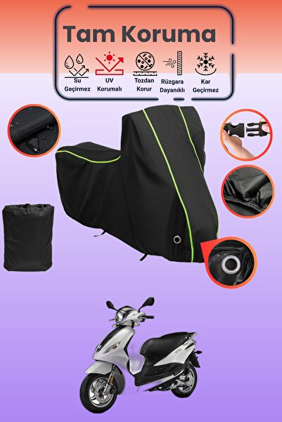 Dokaca Neo غطاء دراجة نارية متوافق مع Piaggio FLY 150، غطاء واقي من ماركة Bla...