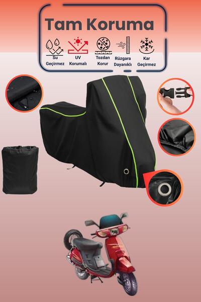 Dokaca Neo Black Neon Corded Fabric Lock Compatible Honda Kinetic Dx Compatib...