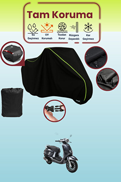 Dokaca Neo Black Neon Corded Fabric Tail Bag Compatible Rks Siesta 50 Compati...