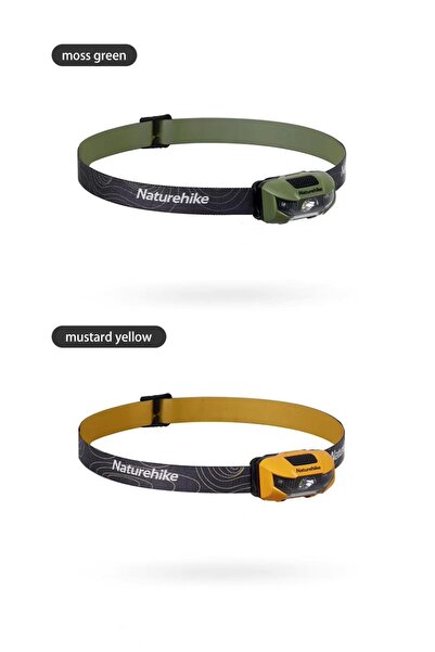Naturehike Hakino 210 Lümen Kafa Lambası - Mustard Yellow