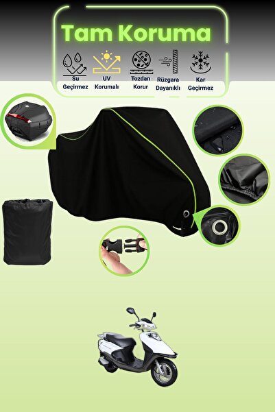 Dokaca Neo حقيبة خلفية وقفل أسود نيون قماش مجدّل متوافقة مع قماش دراجة نارية ...