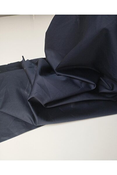 Kumaş Parça Țesătură din satin de bumbac în culoarea bleumarin (lățime 140 cm...