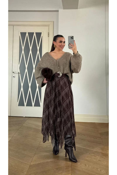 Chago تنورة شيفون طويلة للنساء