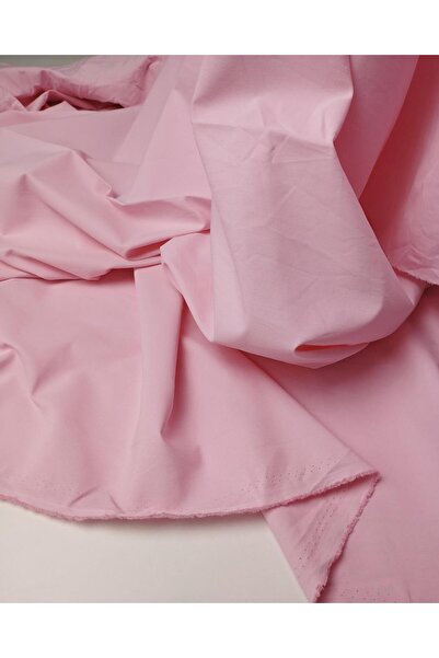 Kumaş Parça Țesătură amestecată din bumbac sintetic de culoare roz deschis (l...