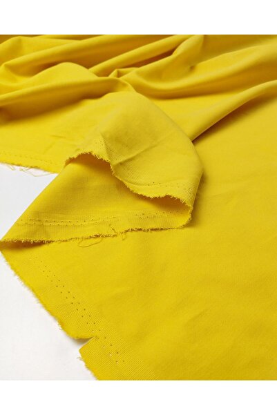 Kumaş Parça Бавовняна тканина гірчично-жовтого кольору (ширина 140 см x довжи...