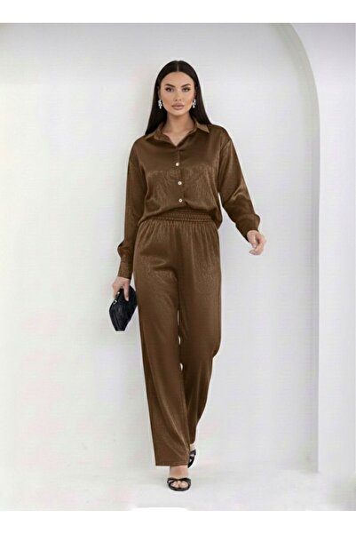 CİXAPLE Double Set Printed Satin