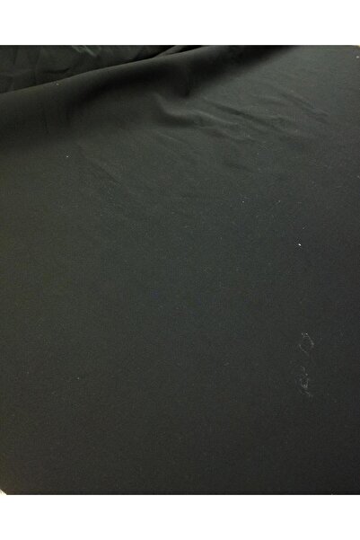 Kumaş Parça Crepon flexibil (ușor) în culoarea neagră (lățime 140 cm x lungim...