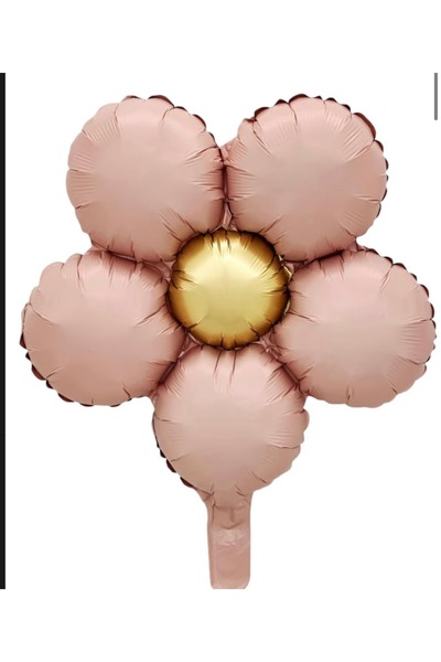 Çemrek Süs Parti Foil Daisy Balloon Retro Daisy Balloon Mini 1 Piece