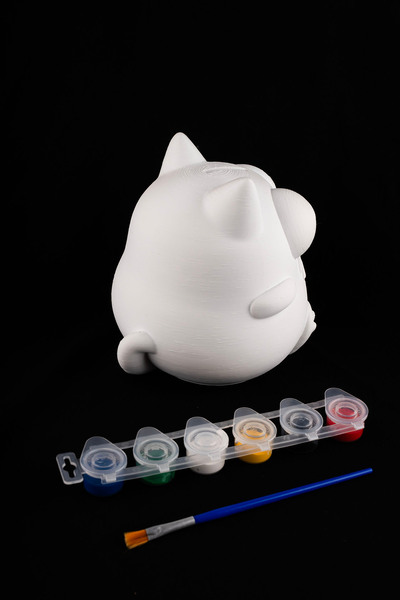 Etka Dizayn Cute Cat – Piggy Bank Painting Set