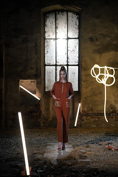 Bitolia Gallery Ara copper jumpsuit