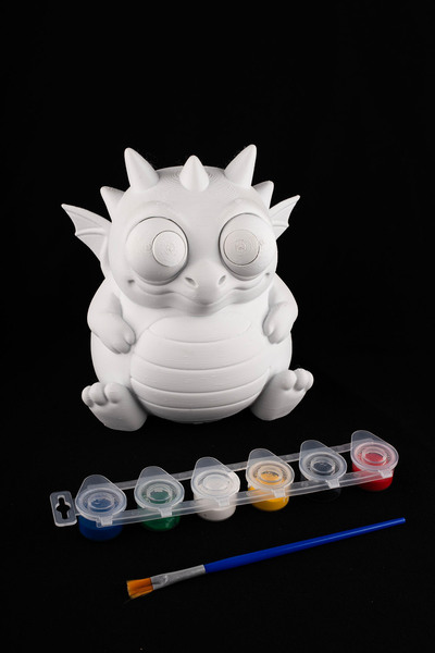 Etka Dizayn Colorful Dino – Educational Piggy Bank Coloring Set