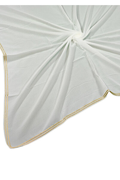 coconutscarfs Coconut Yellow Piped Medina Silk Solid Color Scarf 100X100 cm –...