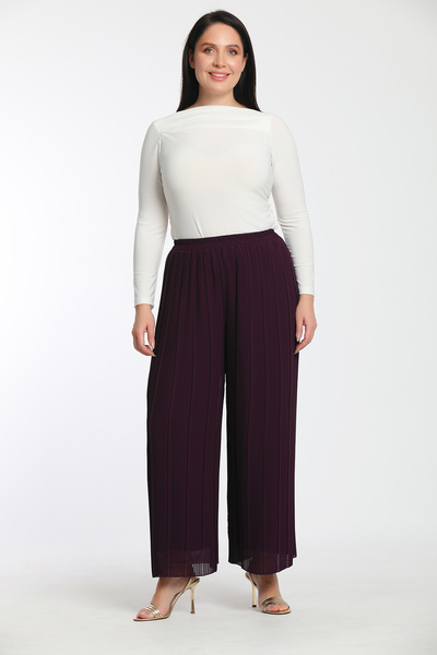 MİYORO Pleated Plus Size Pants