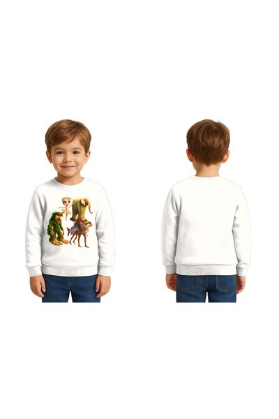 SEDİRLİ Unisex Braınrot cu imprimeu Copii Swae tricou 3 fire cu borduri