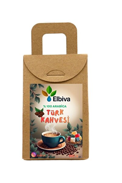 ELBİVA Orta Kavrulmuş TÜRK KAHVESİ 100 GR 5 Li Paket