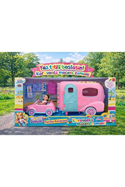 oydaş oyuncak Cindy'nin Harika Karavanı Oyuncak Seti, Kız Çocuk Oyuncağı