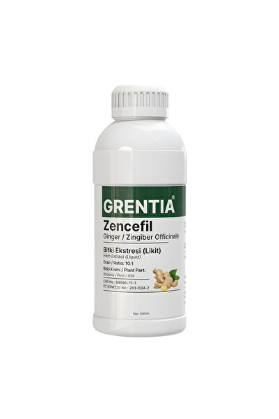 Grentia Zencefil Sıvı Ekstresi / Sıvı Ekstraktı 500 ml - Zingiber officinale
