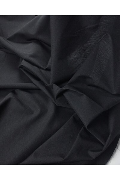 Kumaş Parça Țesătură 67% bumbac, 30% sintetic, 3% elastan, culoare neagră (lă...