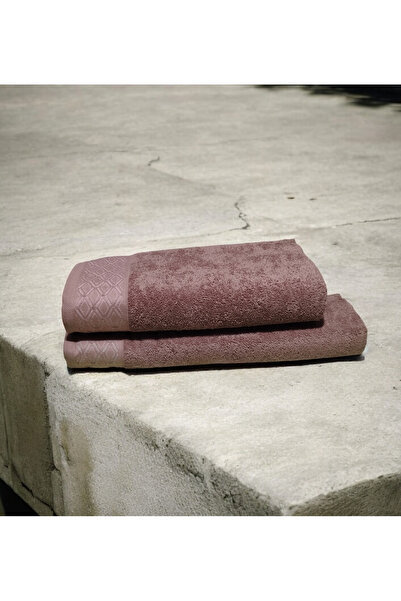 Nurpak Diamond 100% Cotton Bath Towel Set 50X90 and 90X150 Towels